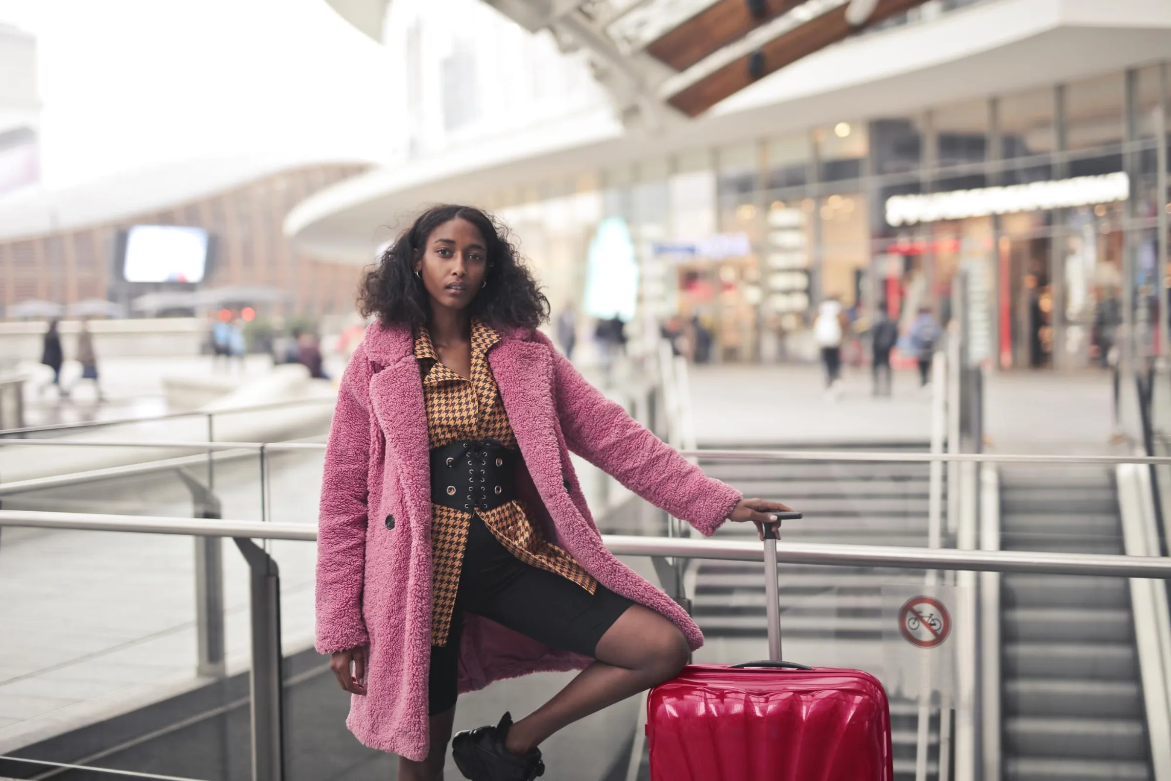 Airport arrivals hall